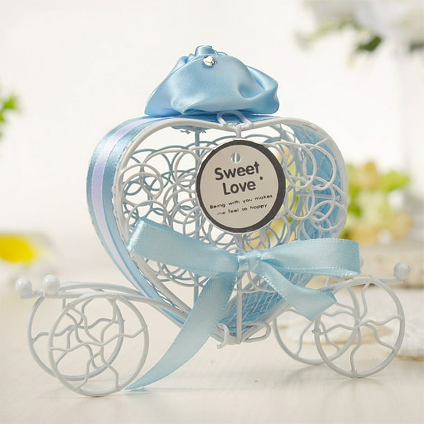1pc Candy Boxes Romantic Carriage Sweets Chocolate Box Wedding Party Gift Boxes